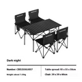 Naturehike BLACKDOG Xiyue-One Table And Four Chairs Suit Outdoor Picnic Camping  Heat-resistant Scratch-resistant Dirt-resistant