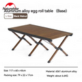 Naturehike Aluminum Alloy Table Camping Ultralight Furniture Egg Roll Table Outdoor Folding Portable BBQ Party Picnic Desktop