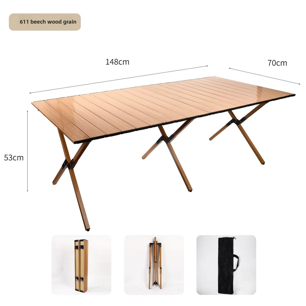 Outdoor Portable Folding Aluminum Camping Table Chairs Barbecue Picnic Set Foldable Table Camping Table Foldable Picnic Table