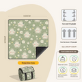 Thickened Ultrasonic Picnic Blanket Waterproof Foldable Extra Large Beach Camping Mat for Outdoor Family Picnic Music Festival
