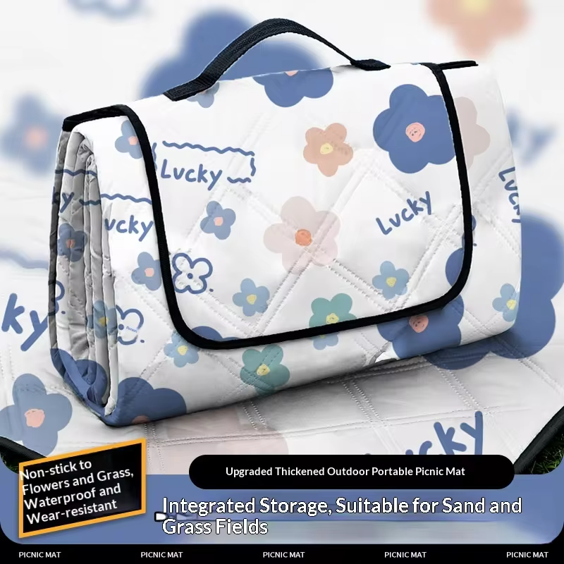 Extra Large 300x200cm Picnic Blanket Waterproof Sandproof Foldable Thickened Outdoor Mat for Camping Music Festival