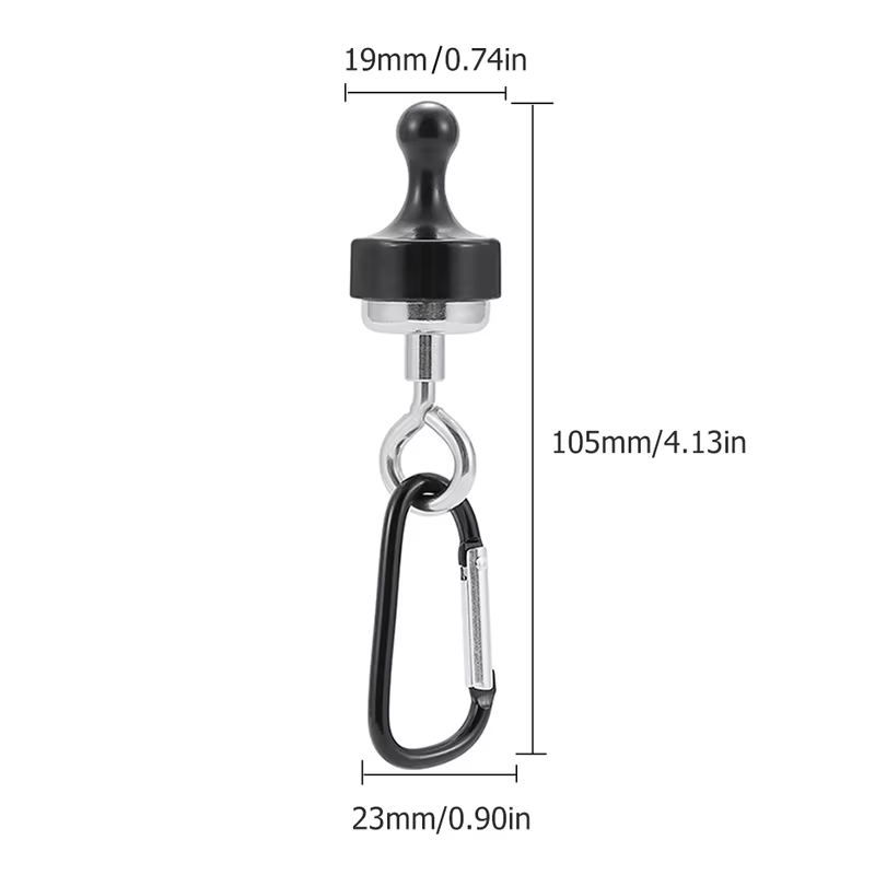 Outdoor Camping Strong Magnetic Hooks Tent Canopy Carabiners Mountaineering Buckle Magnet Hanger Camping Light Hook Accessories