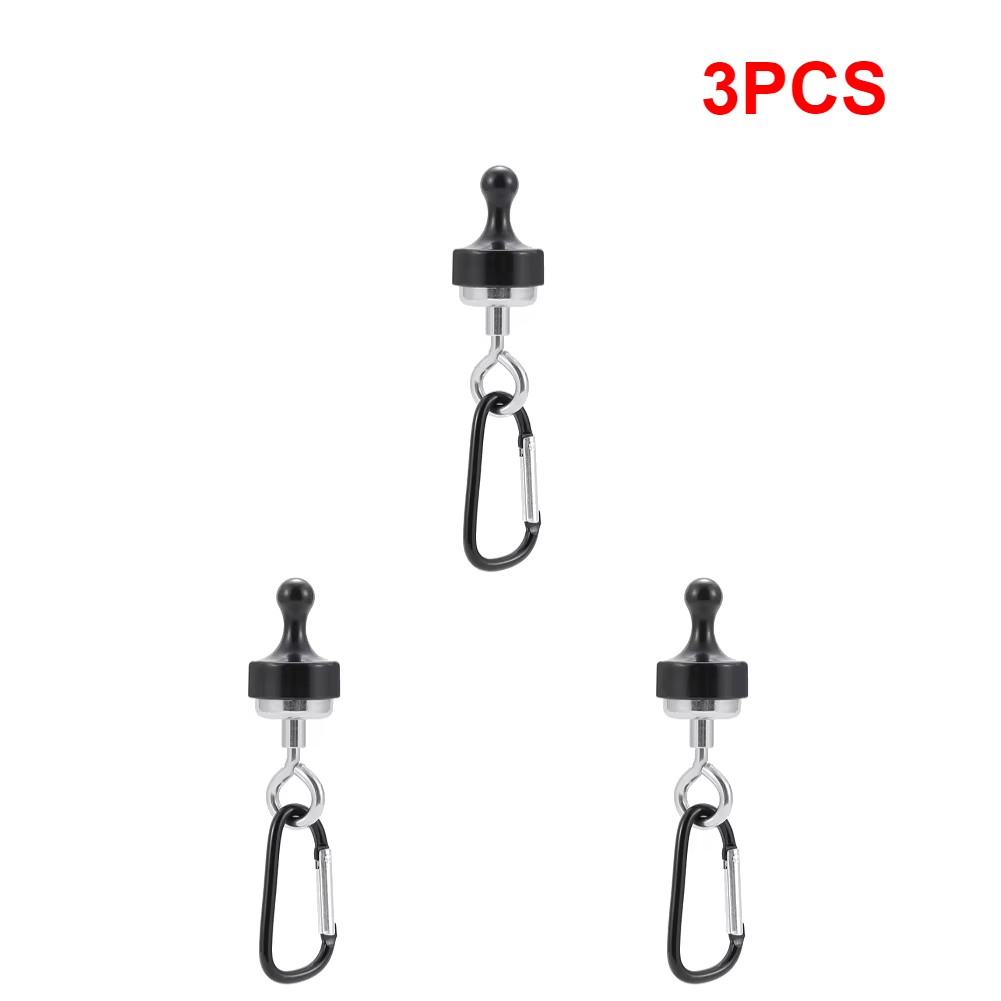 Outdoor Camping Strong Magnetic Hooks Tent Canopy Carabiners Mountaineering Buckle Magnet Hanger Camping Light Hook Accessories