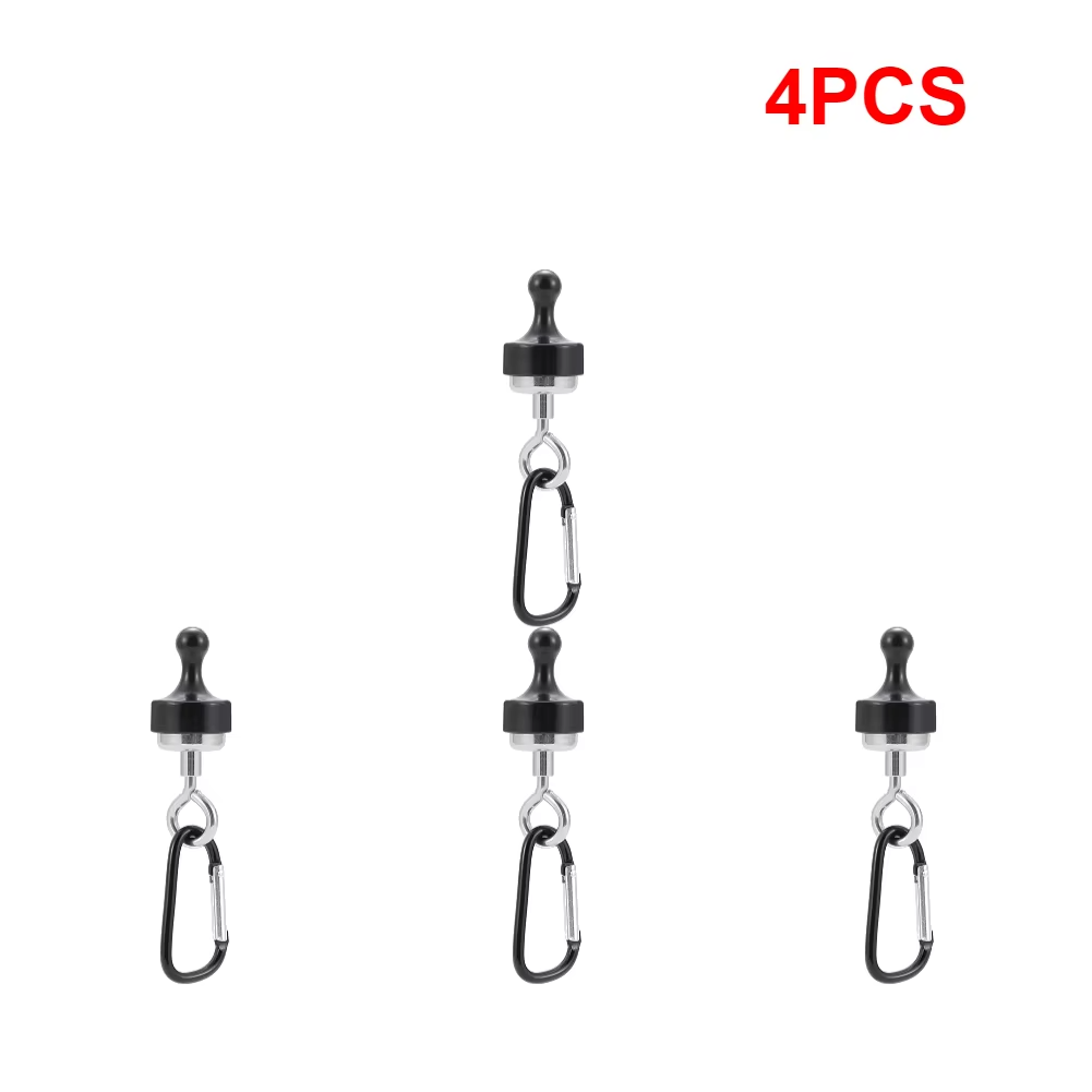 Outdoor Camping Strong Magnetic Hooks Tent Canopy Carabiners Mountaineering Buckle Magnet Hanger Camping Light Hook Accessories