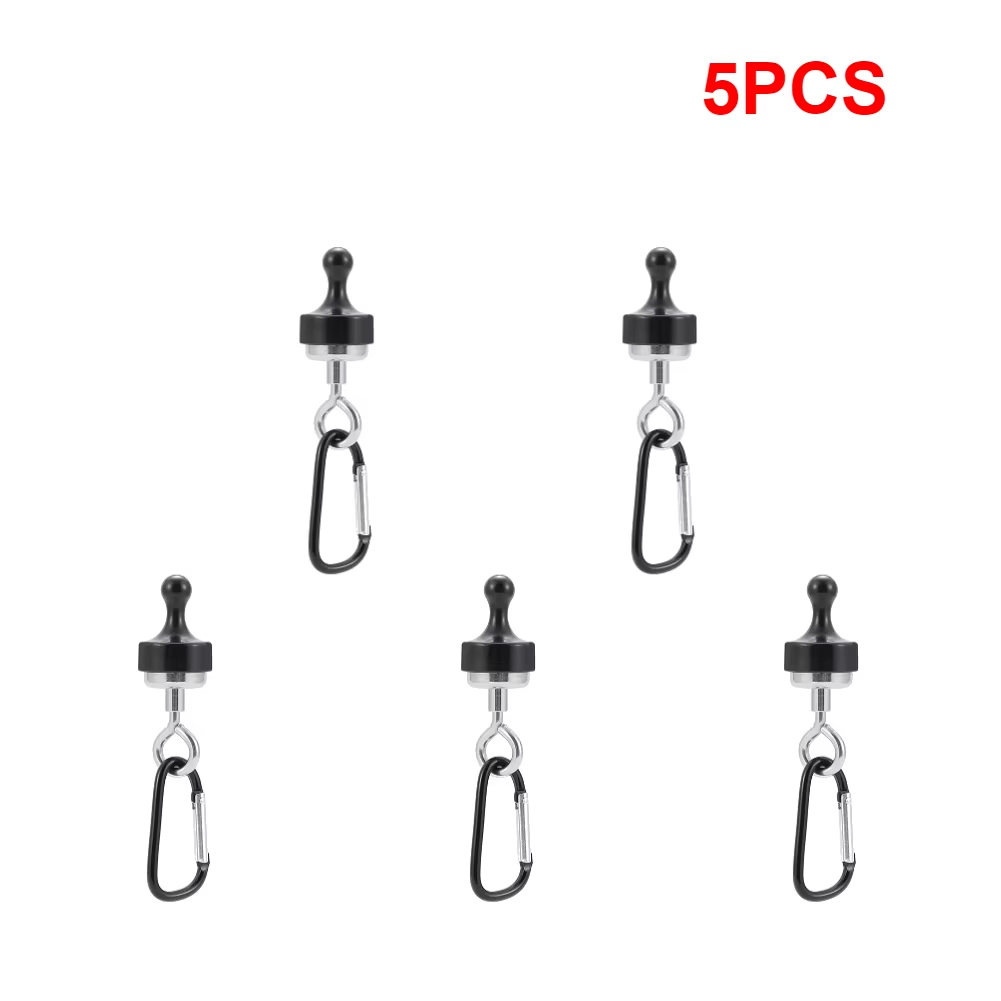 Outdoor Camping Strong Magnetic Hooks Tent Canopy Carabiners Mountaineering Buckle Magnet Hanger Camping Light Hook Accessories