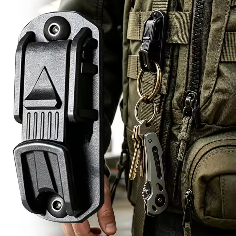 Belt Key Clip Multifunctional Backpack Hook Buckle Holder Key Clip For Belt For Rescue Survival Outdoor Camping Hiking