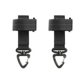 2 Pcs Multi Purpose Nylon Gloves Hook Safety Clip Tactical Hanging Buckle for Work Climbing Rope Outdoor Camping