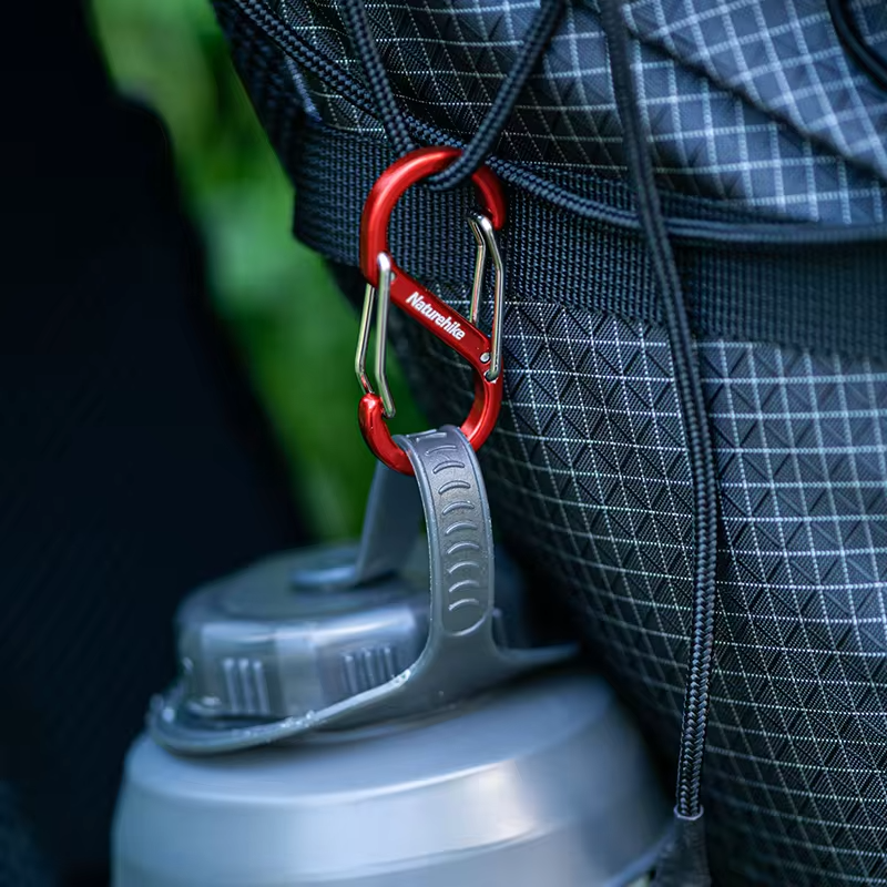Naturehike S-shaped Mountaineering Buckle Camping Aluminum Hanging Buckle Camping Backpack Buckle Multifunctional Keychain